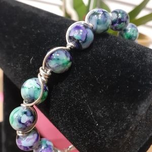Handmade wired bracelet